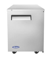 Atosa MBB23GR 23" 1-Solid Door Stainless Back Bar Cooler | 8.2 Cu. Ft.