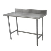 Advance Tabco TKLAG-247-X Stainless Steel Work Table w/ 5" Backsplash | 84" x 24"