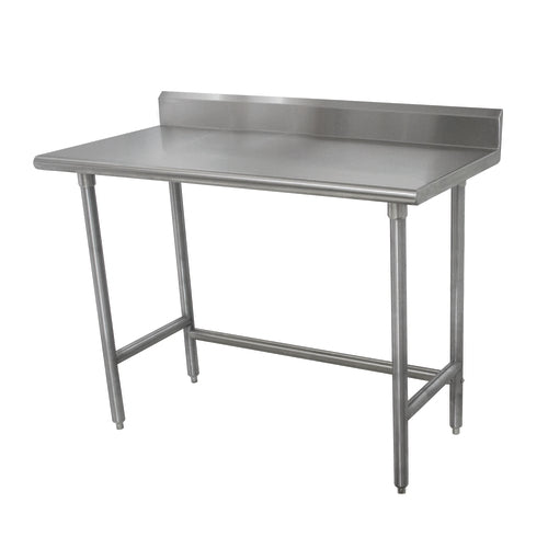 Advance Tabco TKLAG-247-X Stainless Steel Work Table w/ 5" Backsplash | 84" x 24"