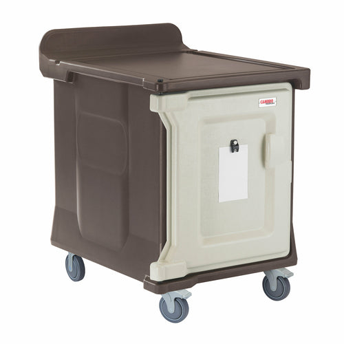 Cambro MDC1520S10DH Dual Access Meal Delivery Cart w/ Heavy Duty Casters | 10-Tray (15" x 20")