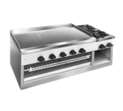 Comstock-Castle 11201B 30" Countertop Gas Griddle, Hot Plate & Cheesemelter Combo | 54,000 BTU