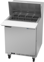 Beverage Air SPE27HC-12M 27" Mega Top Refrigerated Sandwich Prep Table | (9) 1/6 Pan