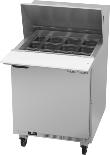 Beverage Air SPE27HC-12M 27" Mega Top Refrigerated Sandwich Prep Table | (9) 1/6 Pan