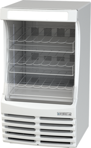 Beverage Air BZ13HC-W 30" White Vertical Open Display Case | 7.38 Cu. Ft.