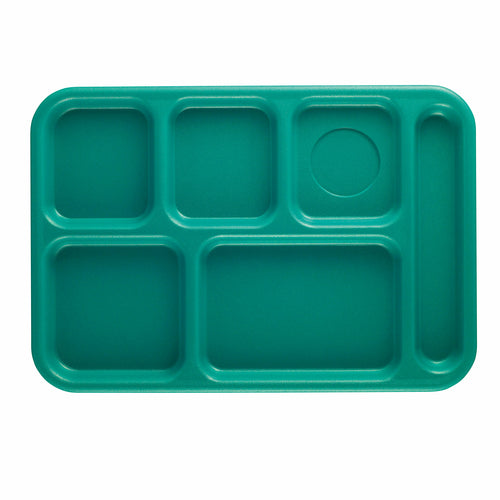 Cambro BCT1014 6 Compartment Budget School Tray | 10" x 14-1/2"