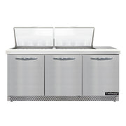 Continental Refrigerator SW72N24M-FB Refrigerated Counter, Mega Top Sandwich / Salad Unit