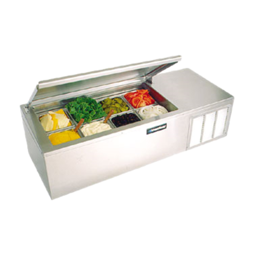 Delfield CTP 8146-NBP Refrigerated Countertop Pan Rail