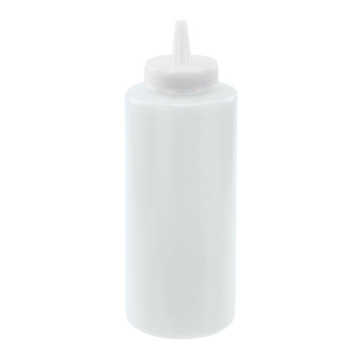 Winco PSB-12C 12 oz. Clear Squeeze Bottle | Case of 6