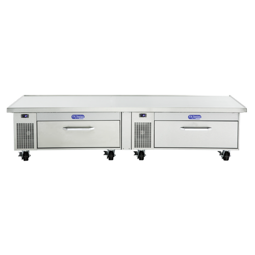 Randell FX-2CS-290 2 Drawer Refrigerated / Freezer Chef Base