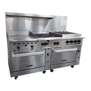 Vulcan 72SS-24GT4B24CB 72" Restaurant Gas Range