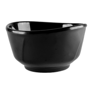 Thunder Group 39050BK 16 oz. Black Melamine Cereal Bowl | Case of 12