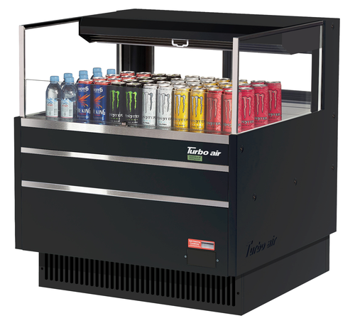 Turbo Air TOM-36L-UFD-W(B)-1S-N Open Air Merchandiser