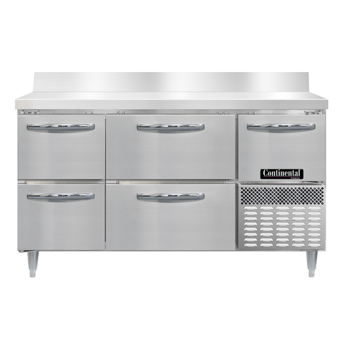 Continental Refrigerator DFA60NSSBS-D Freezer Counter, Work Top