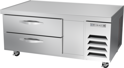 Beverage Air WTFCS52HC 52" 2 Drawer Worktop Chef Base Freezer | 9.58 Cu. Ft.