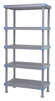 Quantum QP186050VS-5 Shelving Unit, All Plastic