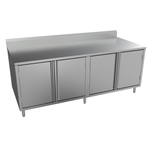 BK Resources CSTR5-3684H Work Table, Cabinet Base Hinged Doors