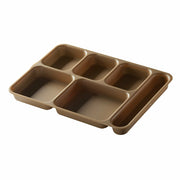 Cambro 10146DCW133 Separator 6 Compartment Tray | 10” x 14”