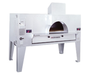 Bakers Pride FC-616 60" Wood Burning Gas Pizza Deck Oven | 140,000 BTU