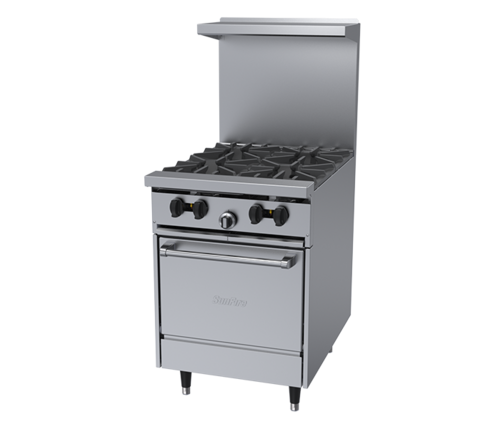 Garland X24-4L-SIGNATURE Range, 24" Restaurant, Gas