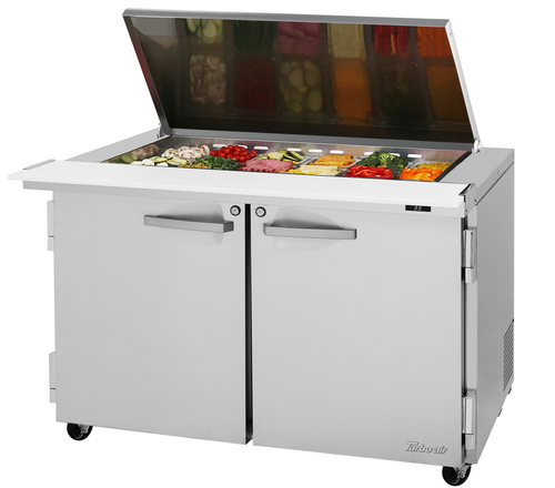 Turbo Air PST-48-18-N-FL Mega Top Sandwich / Salad Prep Table