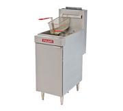 Vulcan LG300 Gas Floor Model Full Pot Fryer