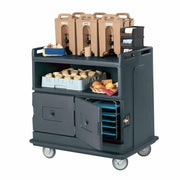 Cambro MDC24 Recessed Top Insulated Beverage Service Cart | 2 Doors