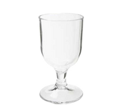 G.E.T. SW-1413-1-CL 8 oz. Plastic Goblet | Case of 24