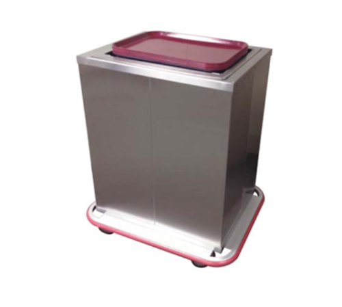 Carter-Hoffmann ETD2S1622 2-Stack Mobile Enclosed Tray Dispenser | 16" x 22" Trays
