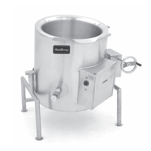 AccuTemp ALTWE-20 20-Gallon Electric 2/3 Jacket Tilting Kettle