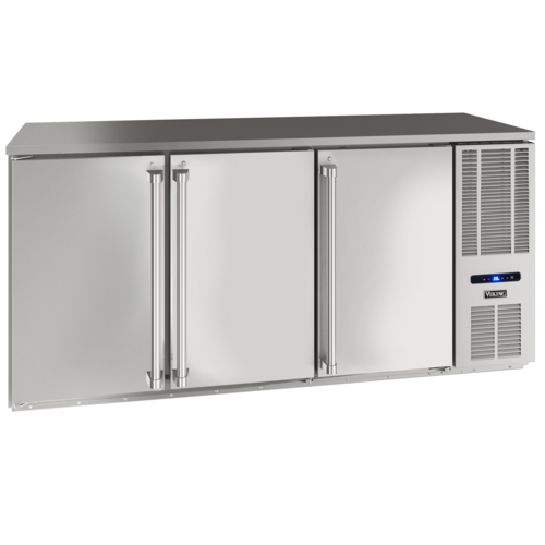Viking VCBR572-SS01A 72" 3-Solid Door Back Bar Cooler | 19.74 Cu. Ft.