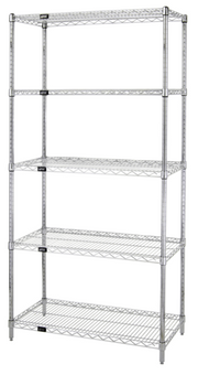 Quantum WR86-1842C-5 Shelving Unit, Wire