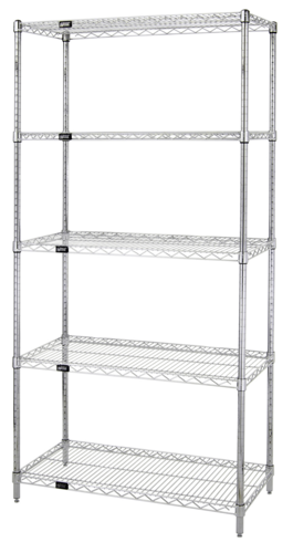 Quantum WR86-1842C-5 Shelving Unit, Wire