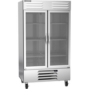 Beverage Air RB44HC-1G 47" 2 Glass Door Reach In Refrigerator | 44 Cu. Ft.