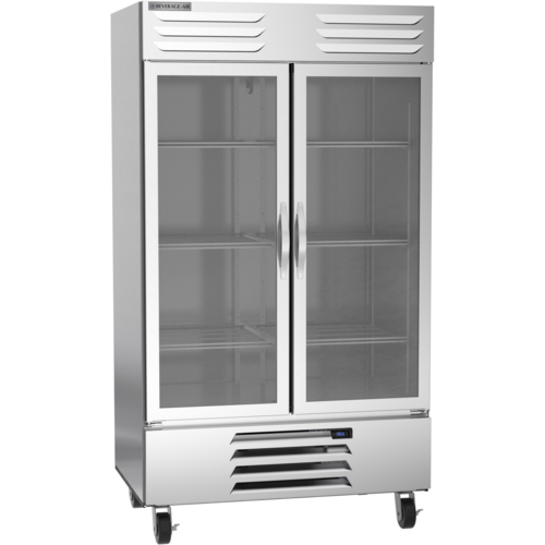 Beverage Air RB44HC-1G 47" 2 Glass Door Reach In Refrigerator | 44 Cu. Ft.