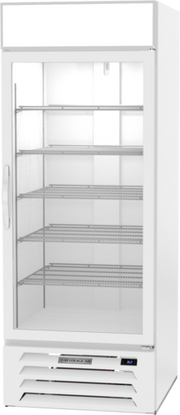 Beverage Air MMR27HC-1-W-WINE MarketMax 30" White Glass Door Wine Refrigerator | 25.97 Cu. Ft.
