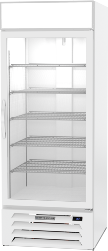 Beverage Air MMR27HC-1-W-WINE MarketMax 30" White Glass Door Wine Refrigerator | 25.97 Cu. Ft.