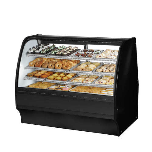 True Mfg. TGM-DC-59-SC/SC-B-W Non-Refrigerated Bakery Case