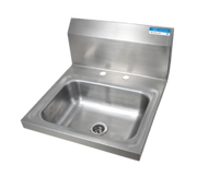 BK Resources BKHS-D-1410 4" Center Deck Mount Faucet Hole 14" x 10" Hand Sink