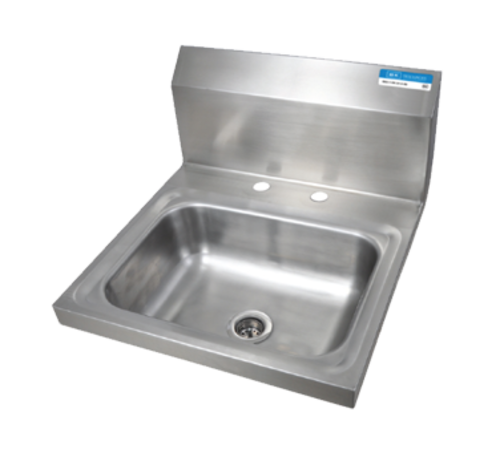 BK Resources BKHS-D-1410 4" Center Deck Mount Faucet Hole 14" x 10" Hand Sink