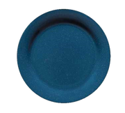 G.E.T. BF-700-TB Texas Blue 7-1/4" Blue Melamine Plate | Case of 24