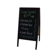 Winco MBAF-3 39" Dual-Sided Sidewalk Marker Board