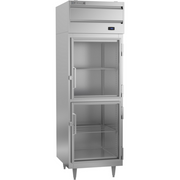 Beverage Air PF1HC-1BHG 26.5" 2 Glass Half Door Top Mount Reach-In Freezer | 21.01 Cu. Ft.