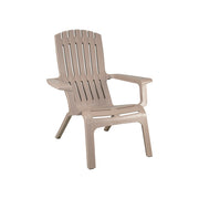 Grosfillex US450181 Westport Stackable Adirondack Chair | French Taupe