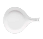 G.E.T. SK-1-W Diamond White 13" White Melamine Serving Skillet | Case of 12