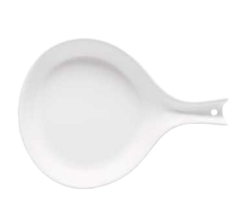 G.E.T. SK-1-W Diamond White 13" White Melamine Serving Skillet | Case of 12