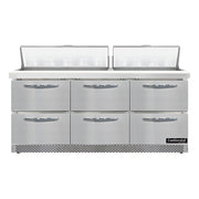 Continental Refrigerator SW72N18-FB-D Refrigerated Counter, Sandwich / Salad Unit