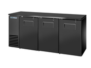 True Mfg. TBB24-72-3S-Z1-BST-B-1 Back Bar Cooler