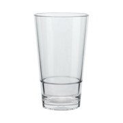 G.E.T. S-18-CL Revo Clear 20 oz Plastic Pint Glass | Case of 24