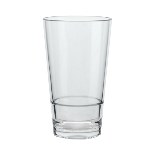 G.E.T. S-18-CL Revo Clear 20 oz Plastic Pint Glass | Case of 24