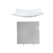 Thunder Group 24010WT 1 3/4" Deep 10" Flare Plate | Case of 12